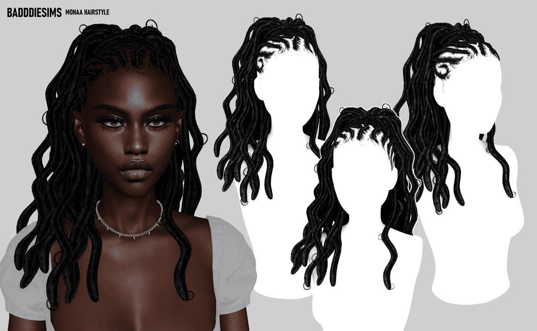 Скриншот мода Прическа Monaa Hairstyle